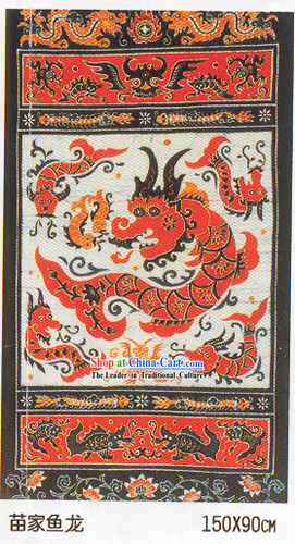 Batik Hanging-Ancient Dragon Fish