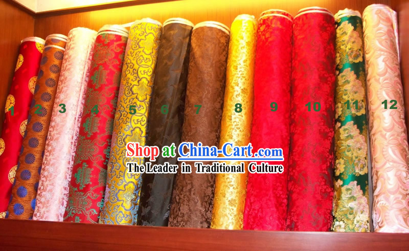 Chinese Silk Brocade Fabric