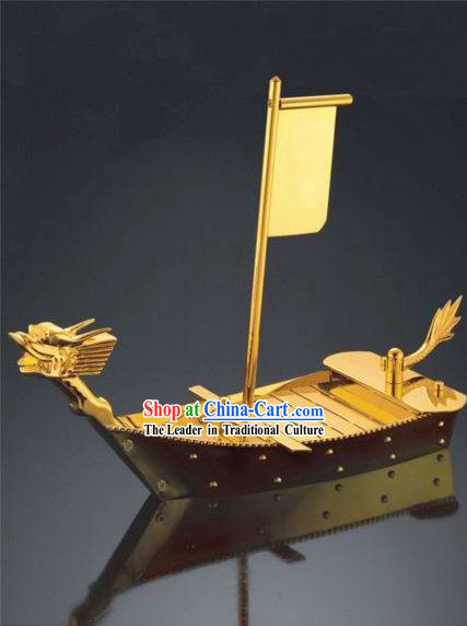 Large Sushi Gold Boat