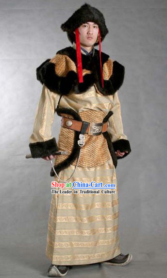 China Minority Traditional Clothing and Hat Complete Set