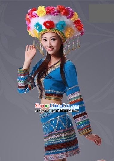 Chinese Taiwan Gaoshan Clothing Set