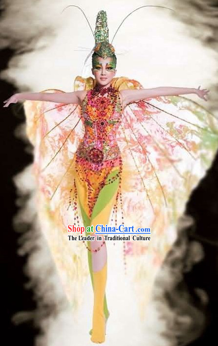 Chinese Acrobatics Costume Complete Set