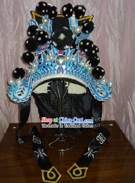 Chinese Peking Opera General Headpiece