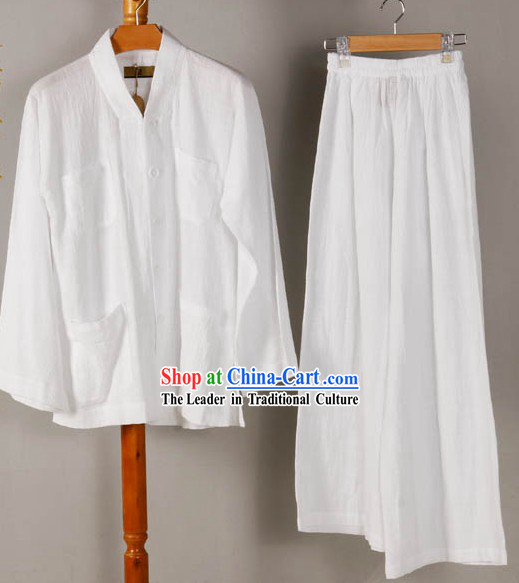 Pure Wise Man Plain White Outfit