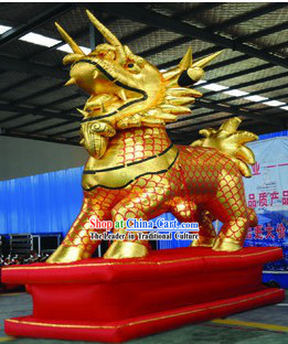 Traditional Large Inflatable Golden Kylin