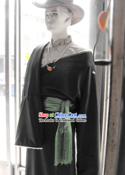 Traditional Tibetan Male Dress Complete Set