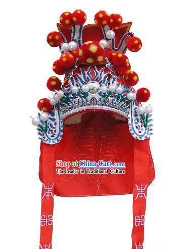 Chinese Peking Opera Wusheng Coronet