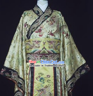 Ancient Han Dynasty Emperor Dragon Clothes