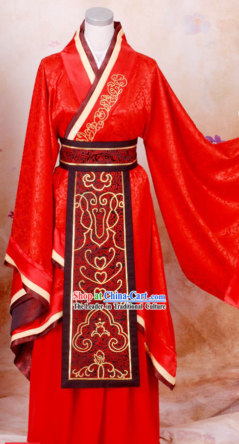 Ancient Chinese Wedding Wear for Bridegrooms