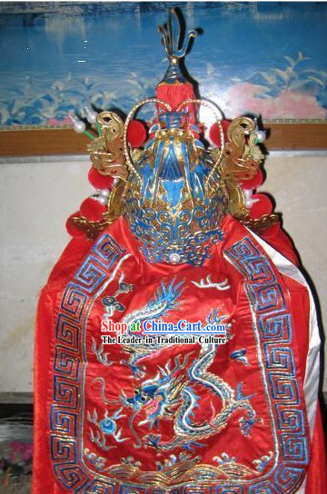 Ancient Chinese Opera General Helmet Hat