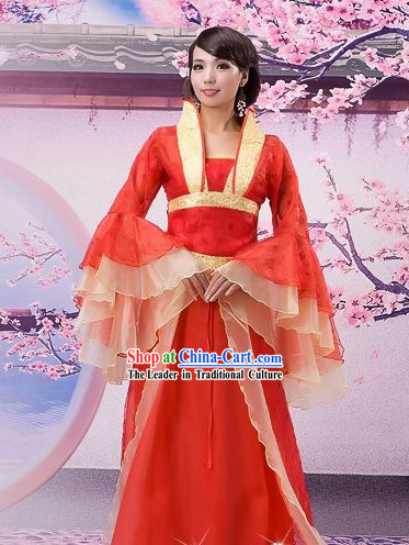 Ancient Chinese Wedding Hanfu Clothing for Women