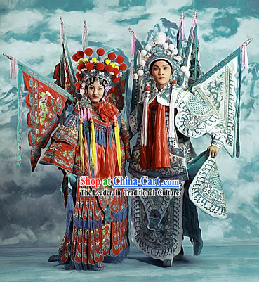 Beijing Opera Love Hua Dan and Wu Sheng Two Complete Sets for Men and Women