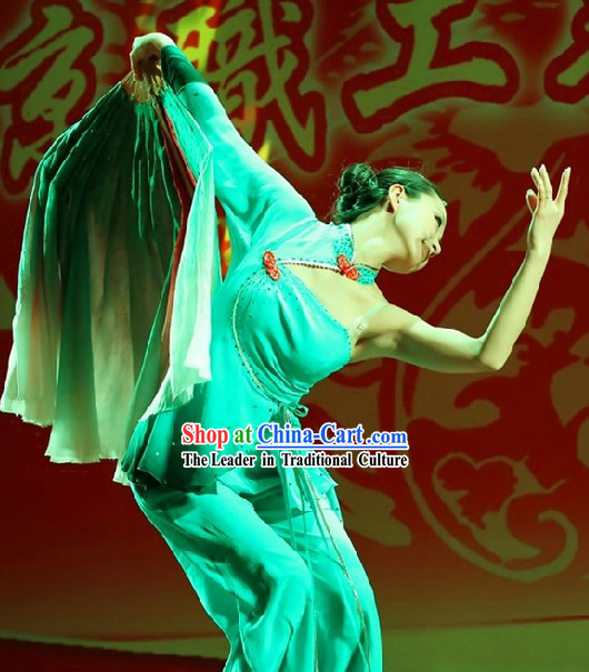 Chinese Classic Lotus Dance Costumes for Women