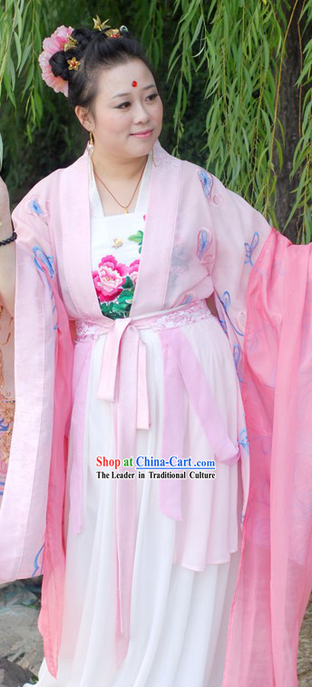 Ancient Chinese Tang Dynasty Female Clothing Complete Set