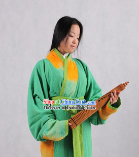 Ancient Chu Guo Women Clothes Complete Set