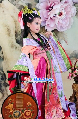 Ancient Chinese Imperial Princess Costumes for Children