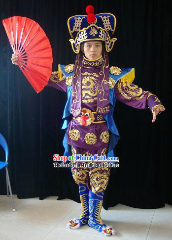 Chinese Mask Change Costumes Hat Boots Masks Complet Set