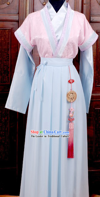 Ancient Chinese Han Fu Clothing Complete Set for Women