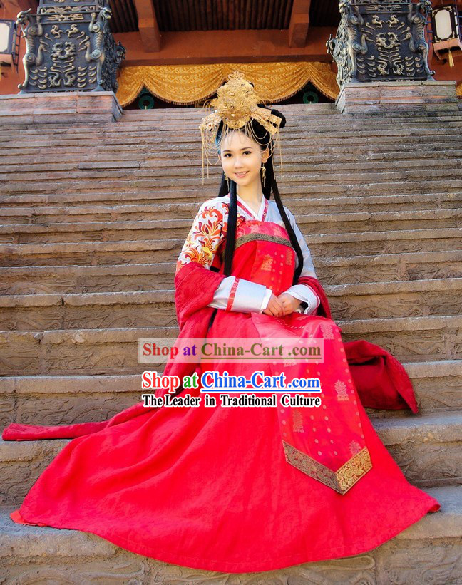 Ancient Chinese Tang Dynasty Princess Clothing