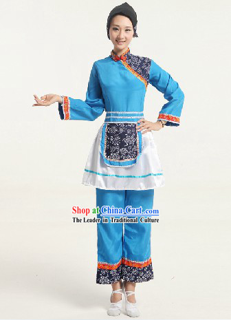 Traditional Chinese Countrywoman Costumes for Women