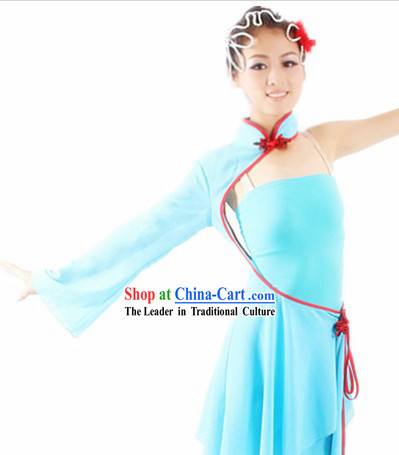 Traditional Chinese Solo Dance Costumes and Headwear for Women