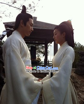 Ancient Chinese Lover Husband and Wife Clothes for Men and Women