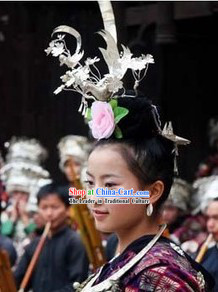 Traditional Chinese Miao Hair Accessories for Women