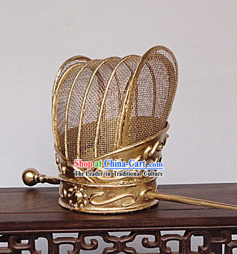 Ancient Chinese Qin and Han Dynasty Golden Coronet