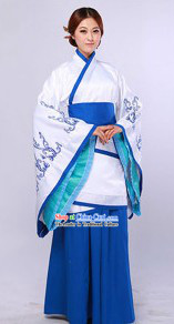 Ancient Chinese Hanfu Clothing Complete Set for Women