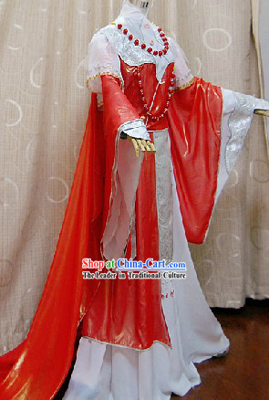 Ancient Chinese Princess Wedding Dress Complete Set for Women