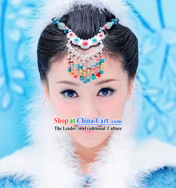 Traditional Chinese Forehead Headdress Set