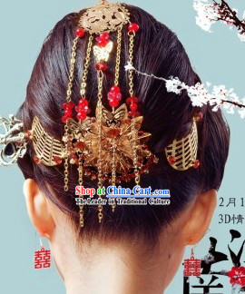 Traditional Chinese Wedding Hair Accessories Complete Set for Brides