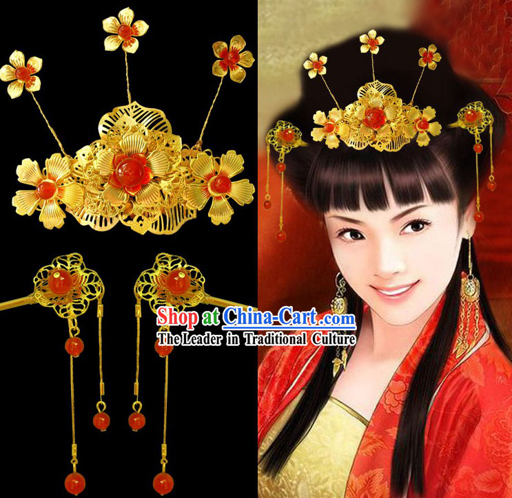 Ancient Chinese Bride Wedding Headdress for Women