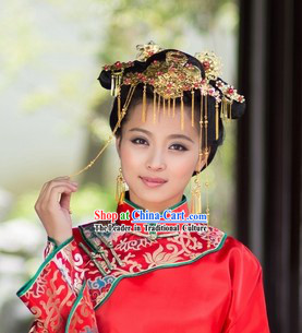 Chinese Classical Wedding Bridal Headdress