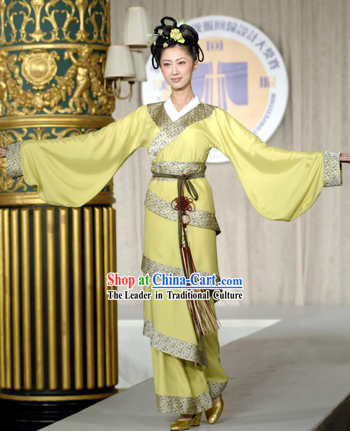 Ancient Chinese Han Fu Clothing Complete Set for Women