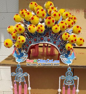 Traditional Chinese Gold Phoenix Coronet for Women