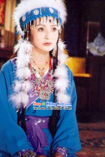 Fragrant Princess Xiangfei Dance Costumes and Hat