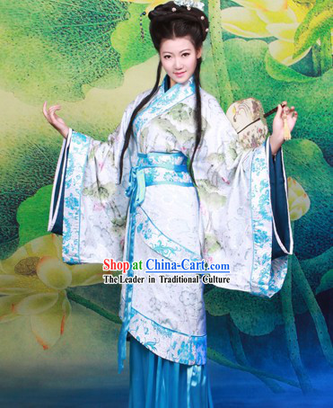 Traditional Chinese Tea Art Master Costume for Women