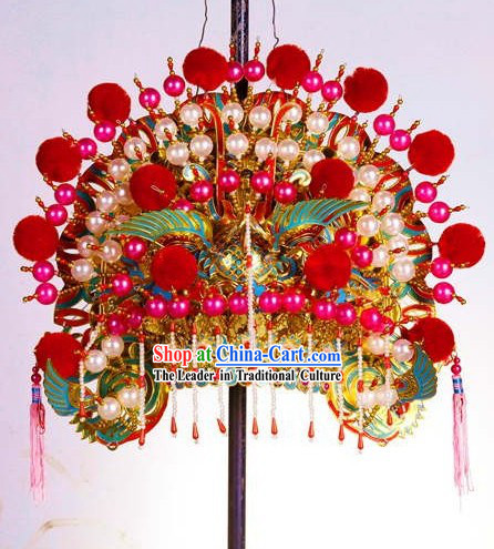 Traditional Chinese Wedding Phoenix Crown for Women