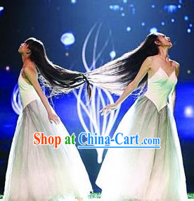 Chinese Modern Stage Performance Dance Costumes for Women