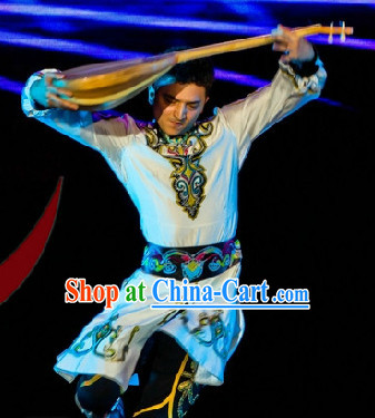 Professional Stage Performance Mongolian Clothes for Men