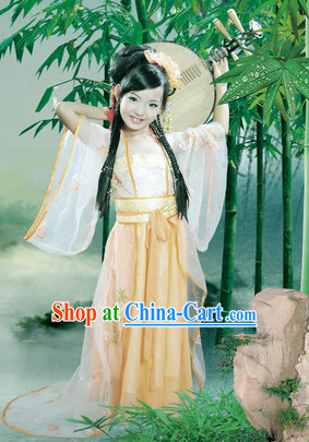 Traditional Chinese Dance Costumes for Kids