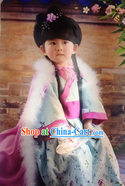 Chinese Traditional Hanfu Costumes for Kids