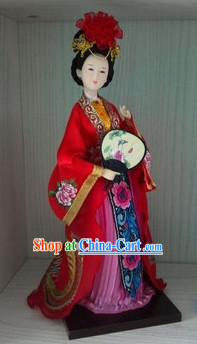 Handmade Beijing Silk Figurine Doll - Ancient Chinese Beauty 4