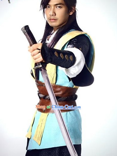 Chinese Traditional Historical Swordsman Costumes for Men