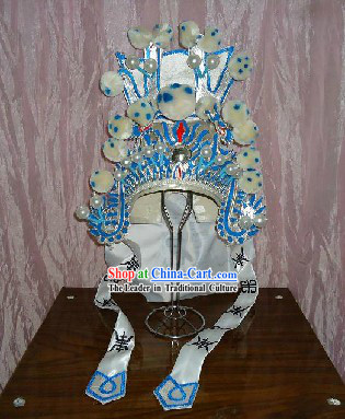 Traditional Chinese Peking Opera Wu Sheng General Hat