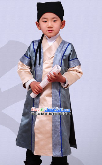 Ancient Chinese Han Dynasty Clothes Complete Set for Children