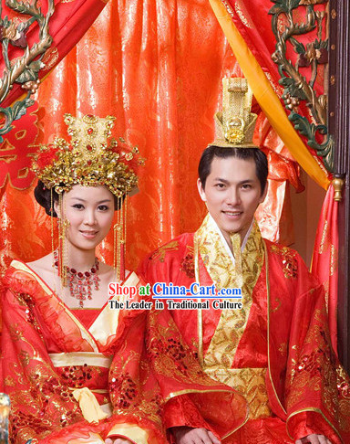 China Wedding Hats for Men and Women