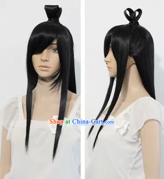 Ancient Chinese Hero Xiang Yu Style Long Wig