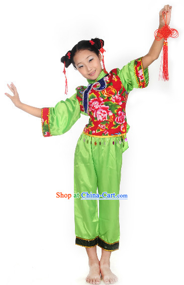 Professional Stage Performance Lunar New Year Dancing Outfit for Children